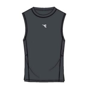 تيشيرت (حفر) ديادورا بولي موسكل للرجال لون رمادي - Diadora Men's Poly Muscle T-Shirts