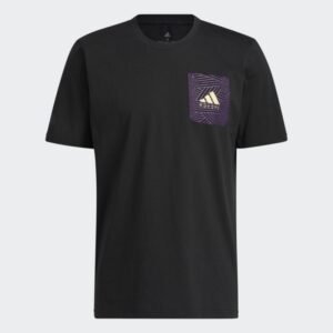 تيشيرت كاجوال من اديداس للرجال لون أسود Adidas BLACK PANTHER GRAPHIC