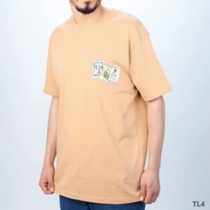 تيشيرت نصف اوفر سايز شبابي قطني ناعم ثقيل مغسول خامة فخمة صناعة تركية