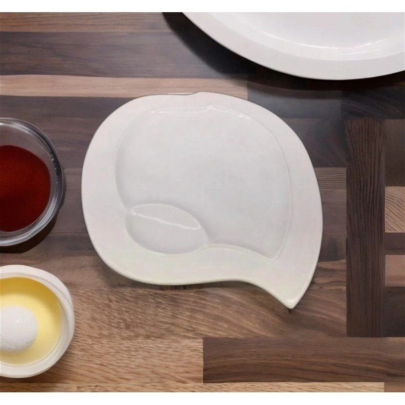 جاط بورسلان للبطاطا والكاتشاب قياس 35*27*1.3 سم - Image 3