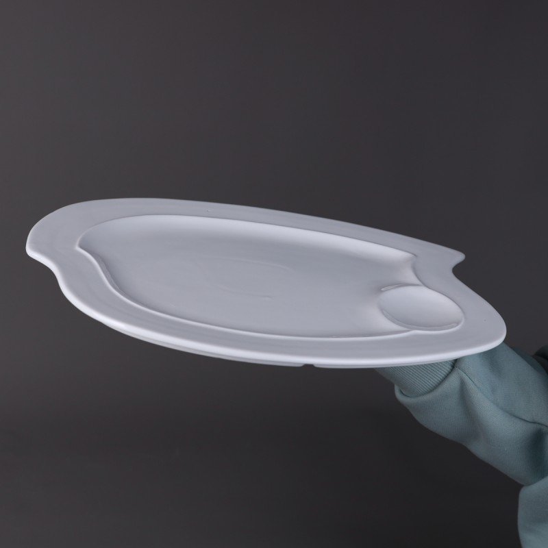 جاط بورسلان للبطاطا والكاتشاب قياس 35*27*1.3 سم - Image 7