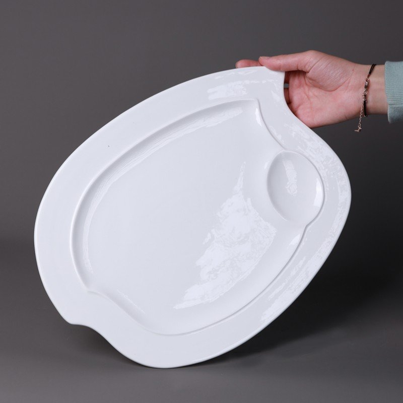 جاط بورسلان للبطاطا والكاتشاب قياس 35*27*1.3 سم - Image 9