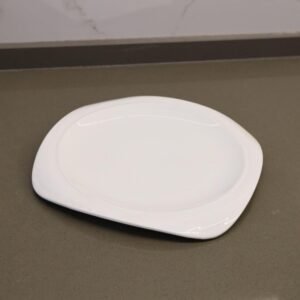 جاط بوسلان بتصميم دائري الشكل قطر 29 سم لون ابيض