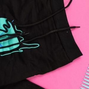 جاكيت فوتر للأطفال لون اسود