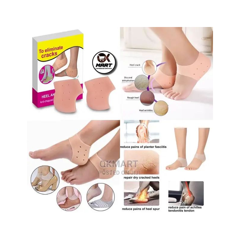 جراب كعب سيليكون لمعالجة التشققات