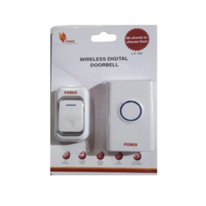 جرس لاسلكي يعمل بالكهرباء من فونيكس - FONIX Wireless Digital Doorbell LA-102