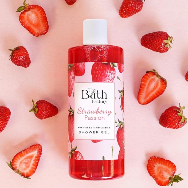 جل استحمام من ذا باث فاكتوري 400 مل The Bath Factory strawberry passion
