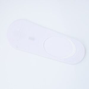 جوارب 2way مخفية للجنسين عدد 4 أزواج لون أبيض