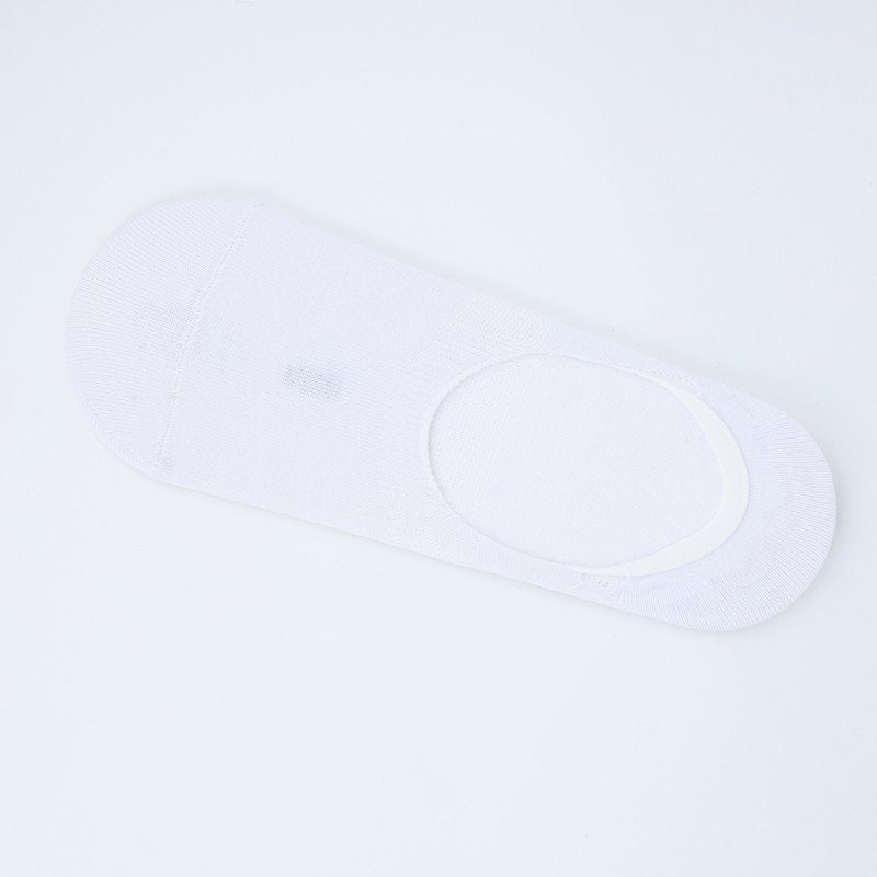 جوارب 2way مخفية للجنسين عدد 4 أزواج لون أبيض