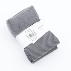 جوارب شتوية للأطفال (2 زوجين) لون رمادي