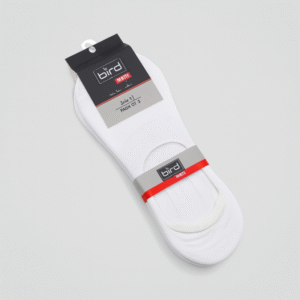 جوارب مخفية قطن بيرد من bird (2 زوجين) للنساء لون أبيض