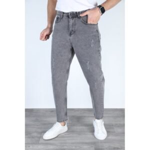 جينز موديل بوي فرند سرج عالي وجينز بدون ليكرا صناعة تركية