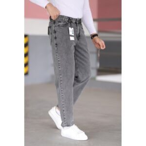 جينز موديل بوي فرند سرج عالي وجينز بدون ليكرا صناعة تركية