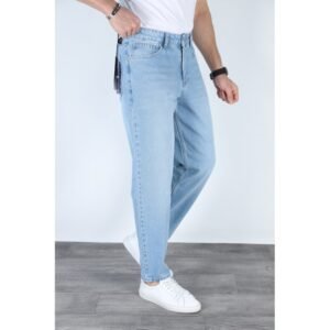 جينز موديل بوي فرند سرج عالي وجينز بدون ليكرا صناعة تركية