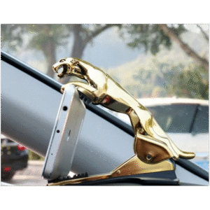 حامل هاتف للسيارة لون ذهبي