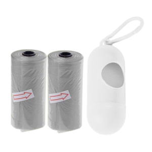 حاملة أكياس لفوط الأطفال مع رول أكياس عدد 2