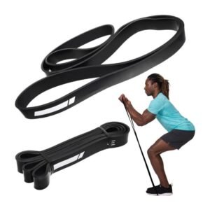 حبل مقاومة لون عرض اسود 2.2 سم طول 2.1 متر