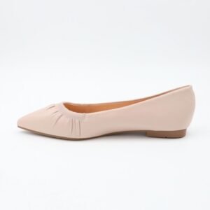 حذاء باليه للنساء لون بيج