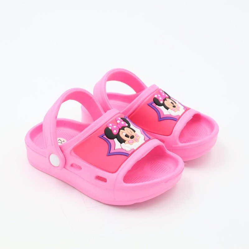 حذاء بتصميم ميني ماوس للأطفال لون زهري