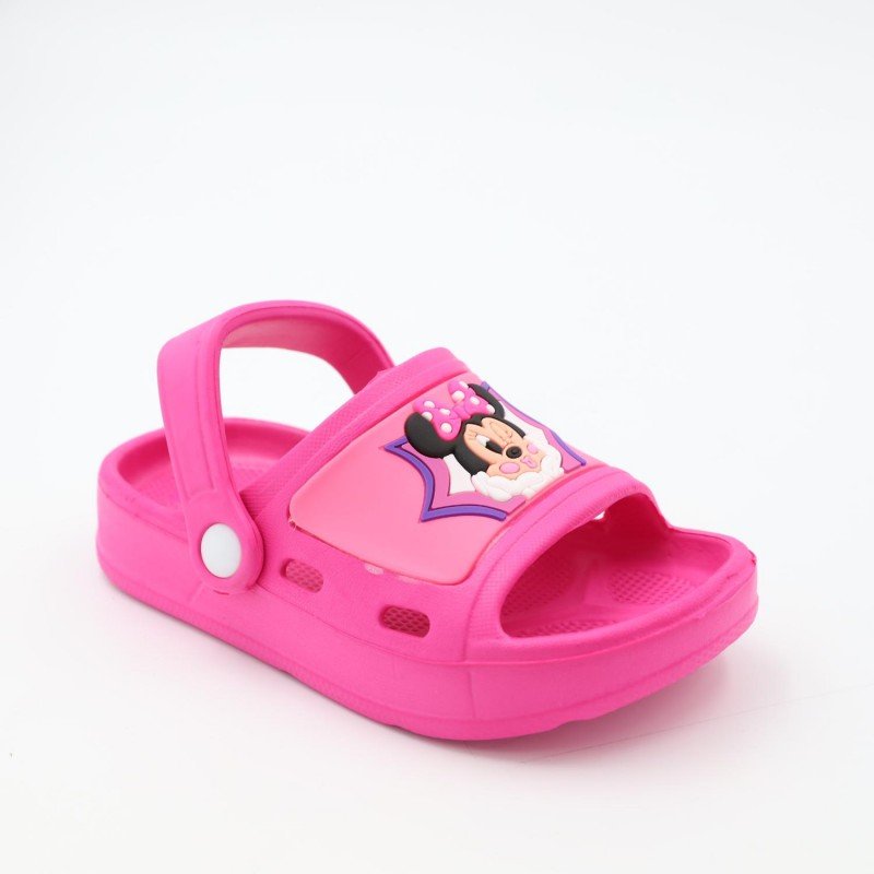 حذاء بتصميم ميني ماوس للأطفال لون فوشي