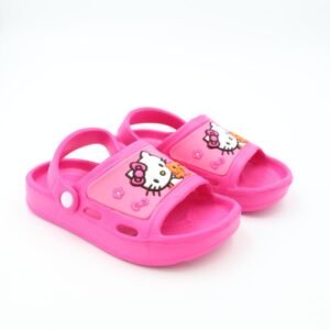 حذاء بتصميم هالو كيتي للأطفال لون فوشي