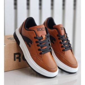 حذاء رياضي للرجال لون عسلي