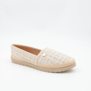 حذاء زحاف للنساء لون بيج