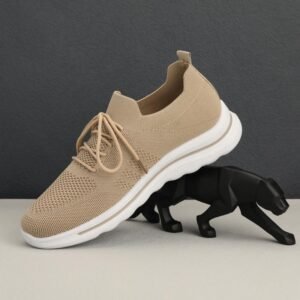 حذاء سبورت شبابي لون بيج