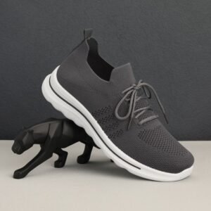 حذاء سبورت شبابي لون رمادي