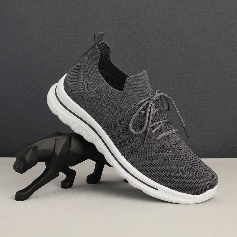 حذاء سبورت شبابي لون رمادي