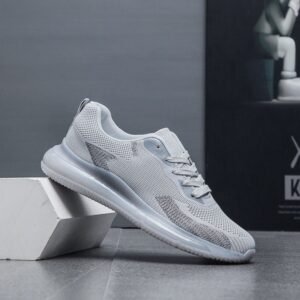 حذاء سبورت شبابي لون رمادي