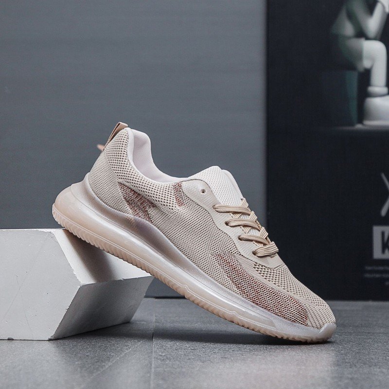 حذاء سبورت شبابي لون بيج