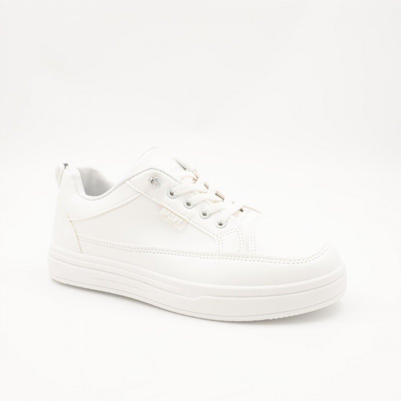 حذاء سبورت للأطفال لون أبيض