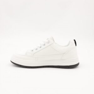 حذاء سبورت للأطفال لون أبيض وأسود