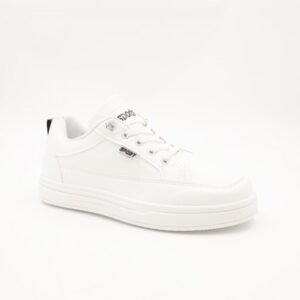 حذاء سبورت للأطفال لون أبيض وأسود