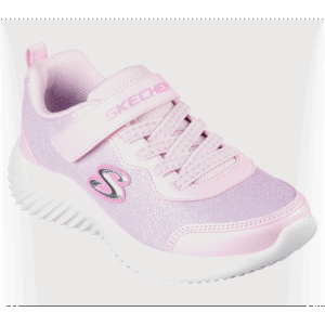 حذاء سكيتشرز باوندر للأطفال لون زهري ونعل ابيض- Skechers Kid's Bounder Shoes