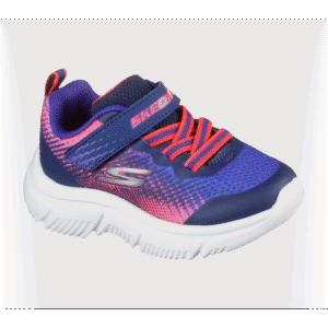 حذاء سكيتشرز جو رن 650 للأطفال لون كحلي ونعل أبيض-Skechers Kids' Go Run 650 Shoes