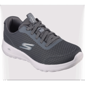 حذاء سكيتشرز جو ووك جوي- سي ويند للنساء لون فحمي ونعل أبيض - Skechers Women's GO WALK Joy - Sea Wind Shoes