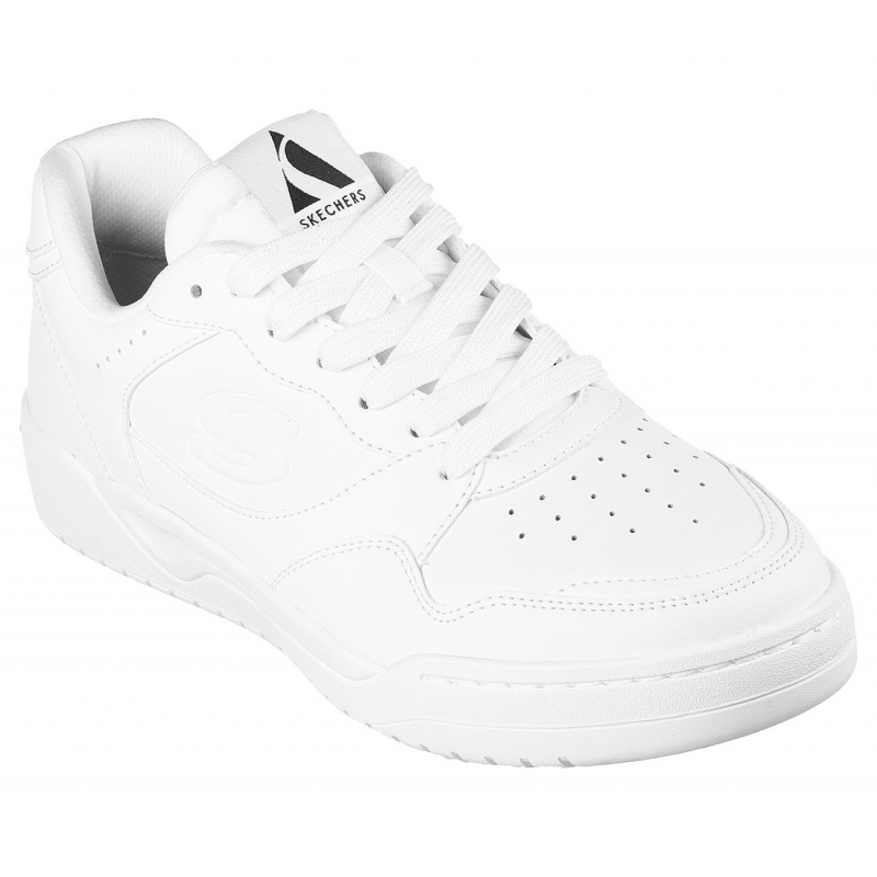 حذاء سكيتشرز كوبا كورت- فولي لو للرجال لون أبيض - Skechers Men's Koopa Court - Volley Low Varsity Shoes