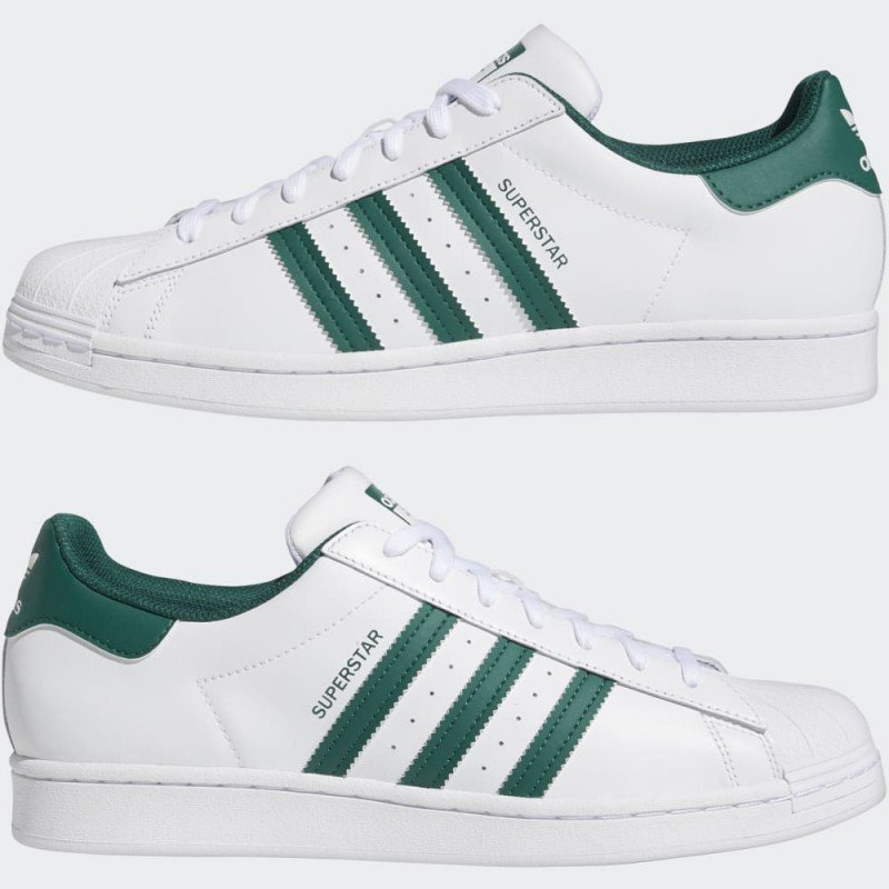 حذاء سوبر ستار من اديداس للجنسين حذاء ركض عصري لون أبيض adidas SUPERSTAR SHOES