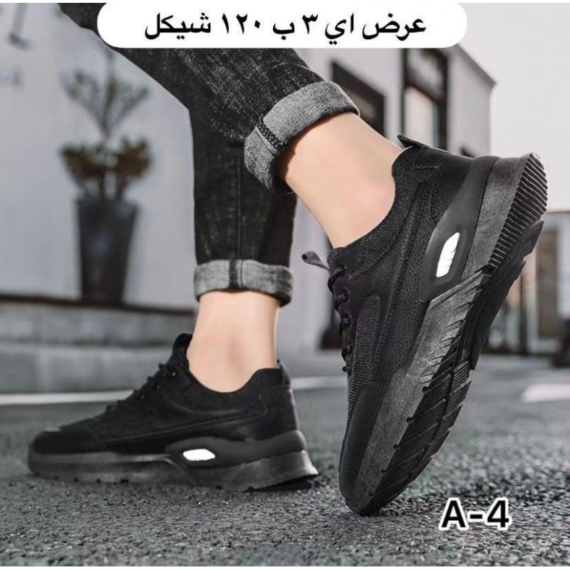 حذاء فاشن سبورت للرجال لون أسود