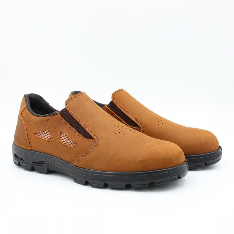 حذاء كاجوال للرجال لون عسلي