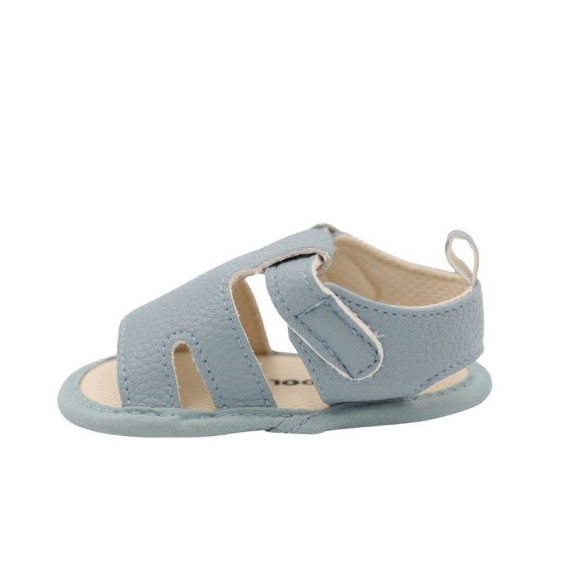 حذاء للأطفال لون أزرق فاتح حديثي الولادة
