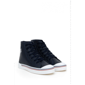 حذاء يو اس بولو ساق متوسط الطول للنساء لون كحلي