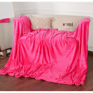 حرام فرو للأطفال حجم 96×110 سم لون فوشي