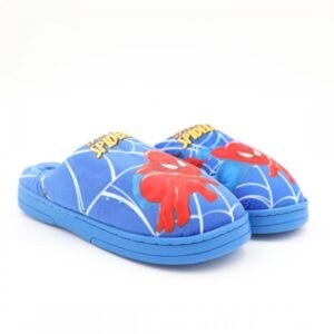 حفاية شتوية للأطفال لون أزرق بتصميم سبايدر مان