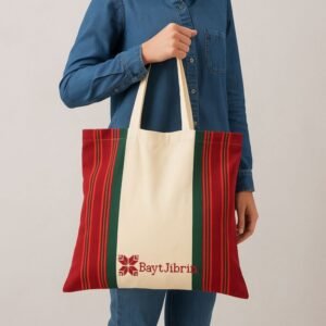 حقيبة قماش بيت جبرين حجم 43*40 سم