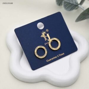 حلق لون ذهبي