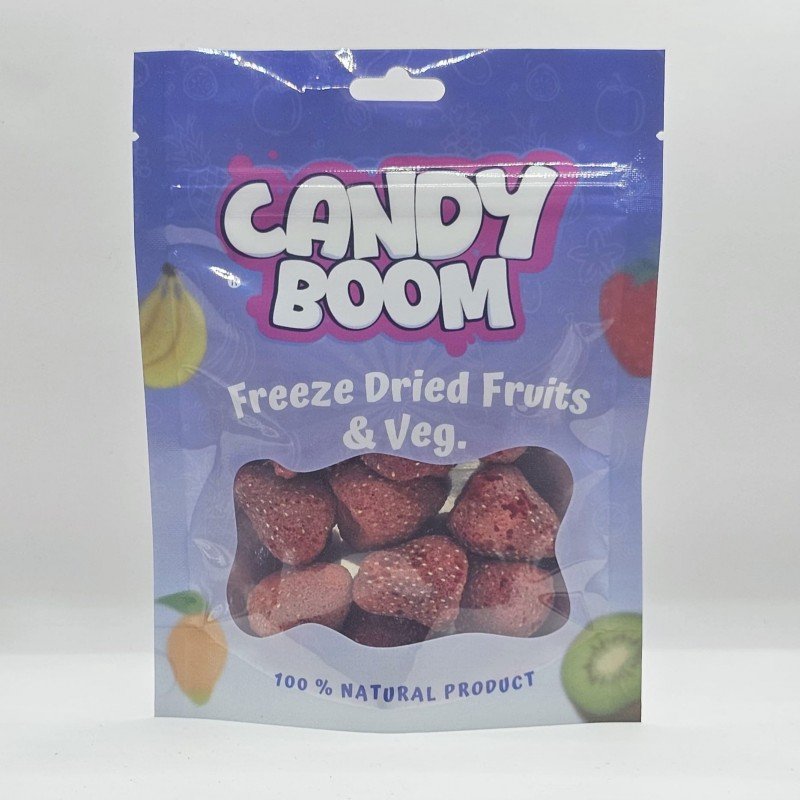 فواكه مجففه بالتبريد فراوله