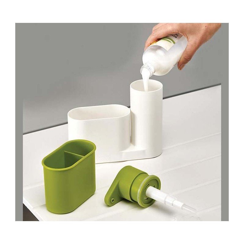 حمالة اسفنجة الجلي مع مصبنة